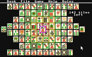 Shanghai atari screenshot
