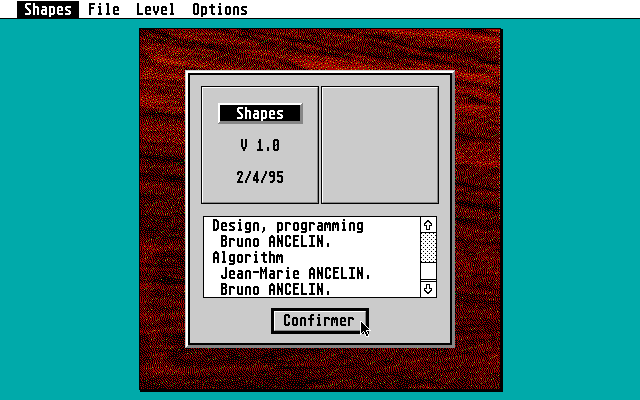Shapes atari screenshot