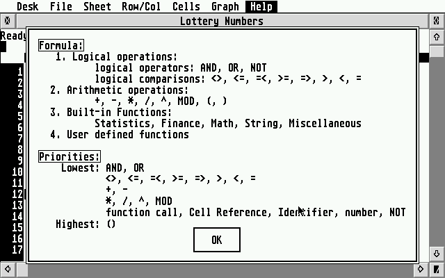Sheet atari screenshot