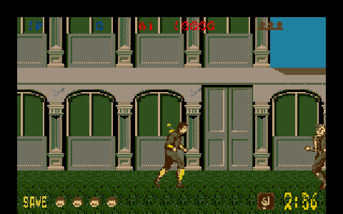 Shinobi atari screenshot