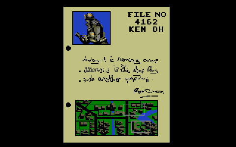 Shinobi atari screenshot