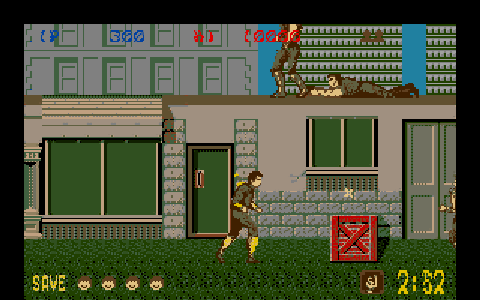 Shinobi atari screenshot