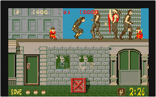 Shinobi atari screenshot