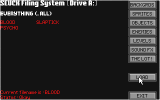 Shoot' em Up Construction Kit (SEUCK) atari screenshot