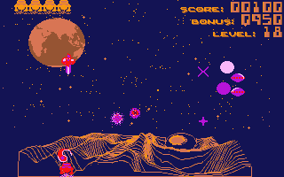 Shoot the Moon atari screenshot