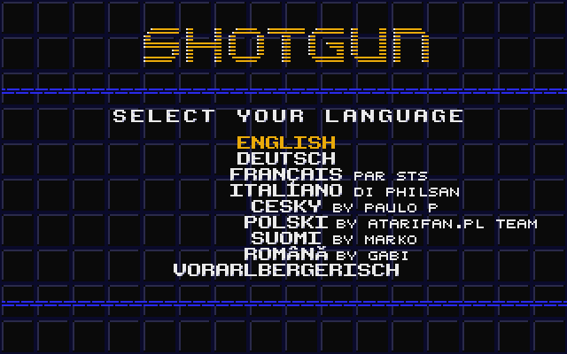 Shotgun atari screenshot