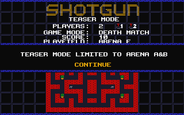 Shotgun atari screenshot