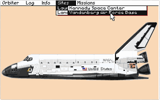 Shuttle atari screenshot