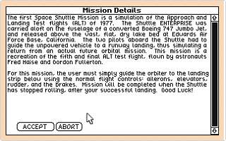 Shuttle atari screenshot