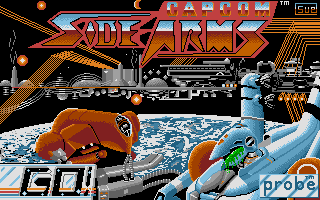 Side Arms atari screenshot