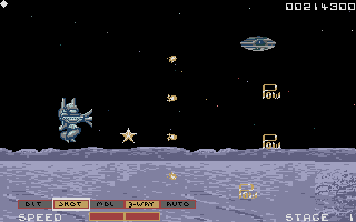 Side Arms atari screenshot