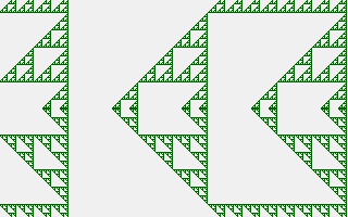 Sierpinski Overdose atari screenshot
