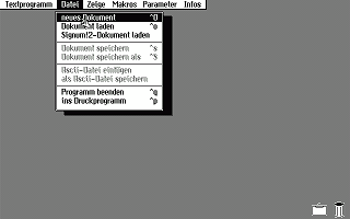 Signum atari screenshot