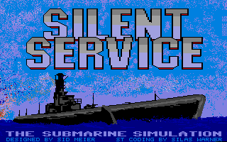 Silent Service atari screenshot