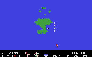 Silent Service atari screenshot