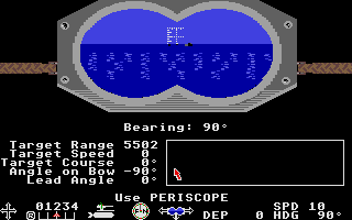 Silent Service atari screenshot