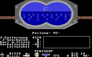 Silent Service atari screenshot