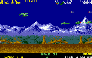 Silkworm atari screenshot
