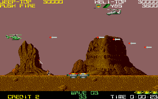 Silkworm atari screenshot