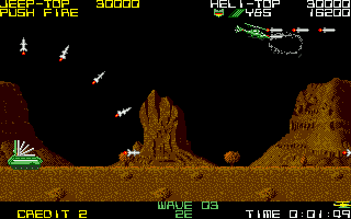 Silkworm atari screenshot