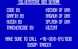 Silverstone BBS atari screenshot