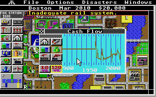 Sim City atari screenshot