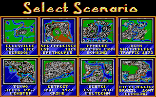 Sim City atari screenshot
