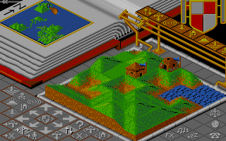 Sim City / Populous atari screenshot