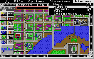 Sim City / Populous atari screenshot