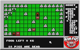 Sim Pig - The Advanced Realtime Strategic Pig Simulation atari screenshot