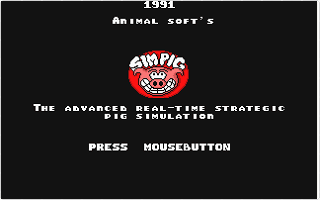 Sim Pig - The Advanced Realtime Strategic Pig Simulation atari screenshot
