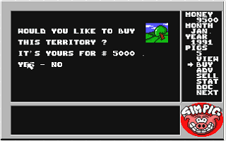 Sim Pig - The Advanced Realtime Strategic Pig Simulation atari screenshot