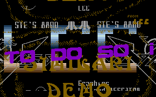 Similary Demo atari screenshot