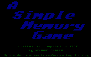 Simple Memory Game (A) — screenshot 1