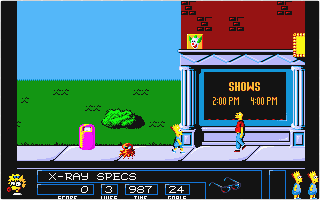 Simpsons - Bart vs the Space Mutants (The) atari screenshot