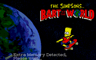 Simpsons - Bart vs. the World (The) — screenshot 1