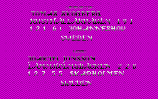 Sjukling Demo atari screenshot