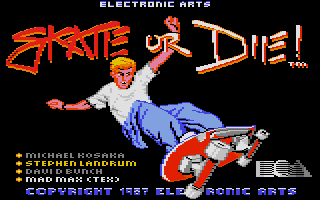 Skate or Die atari screenshot