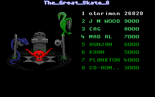 Skate Tribe atari screenshot
