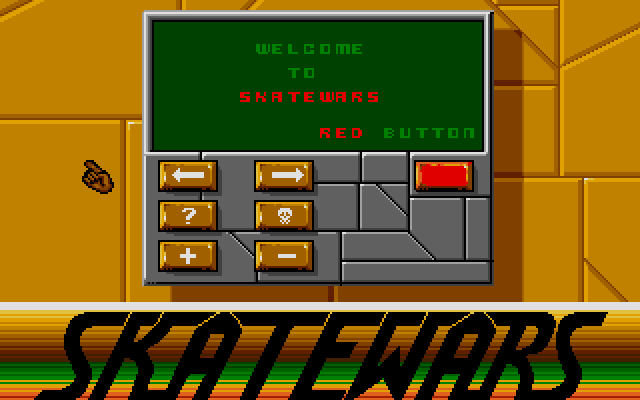 Skatewars atari screenshot