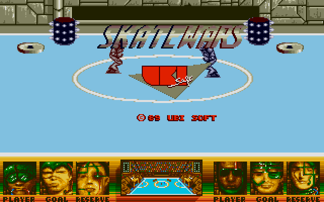 Skatewars atari screenshot