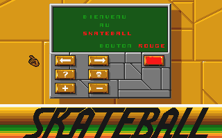 Skateball atari screenshot