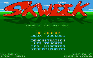 Skweek atari screenshot