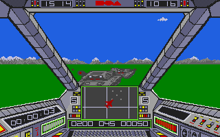Skyfox atari screenshot