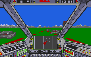 Skyfox atari screenshot