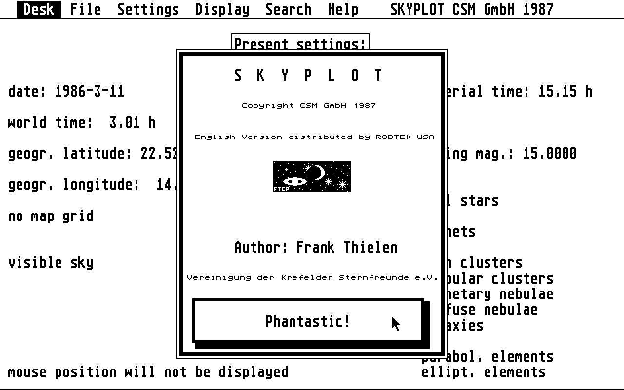 Skyplot — screenshot 1