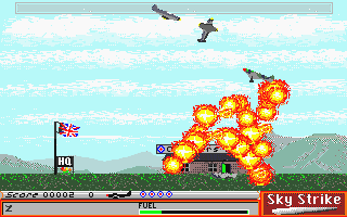 Skystrike Plus atari screenshot