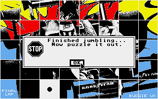 Sliding Block Puzzle atari screenshot