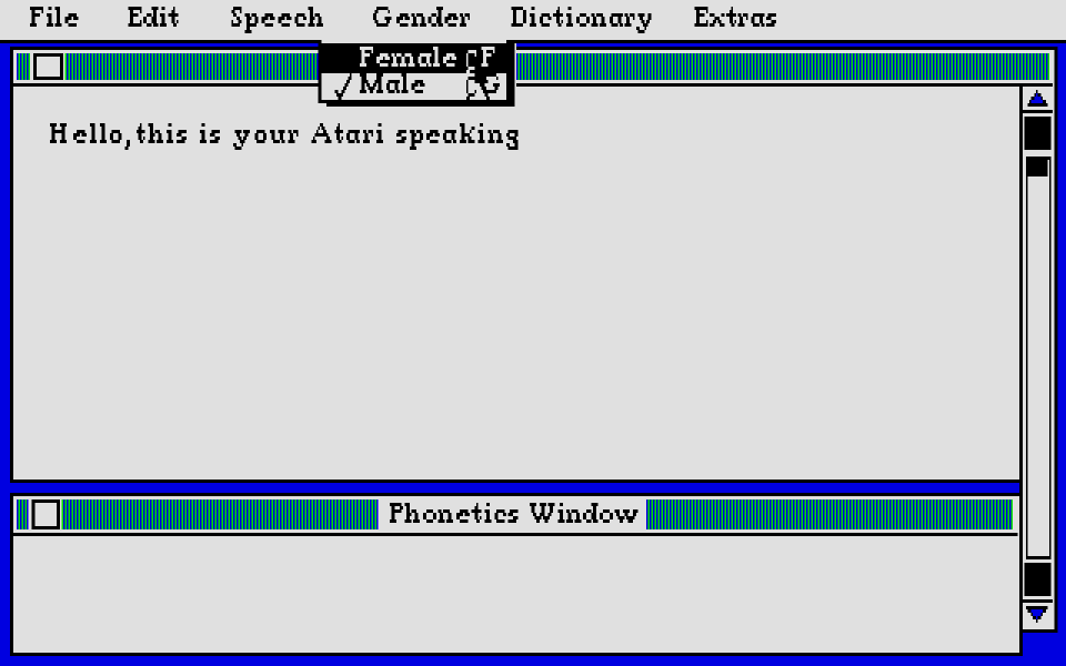 Smoothtalker atari screenshot
