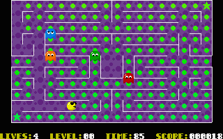 Snacman atari screenshot